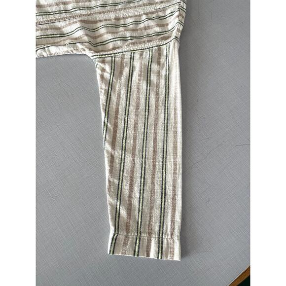 Maeve Anthropologie Sz XS Danielle Blazer Cotton Oversized Casual Boho Classic - Picture 8 of 13